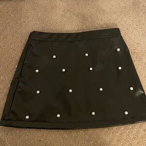 Girls Faux Leather Skirt - Size 5